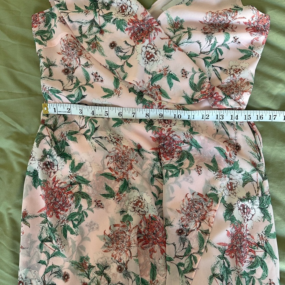 Adelyn Rae - Hannah Asymmetrical Ruffle Midi - Picture 12 of 12